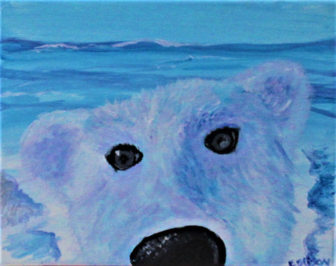 beary good selfie acrylic painting kit & video lesson
