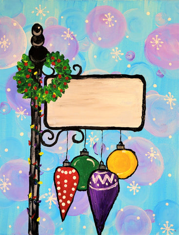 Christmas Greeting Acrylic Painting Kit