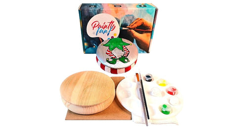 Gingles the Elf Tabletop Trinket Box Art Painting Kit