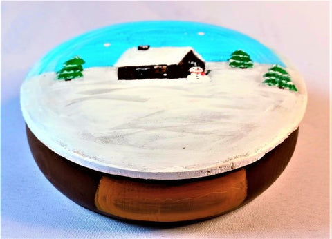Home Away From Home Tabletop Trinket Box Art Painting Kit & Video Lesson