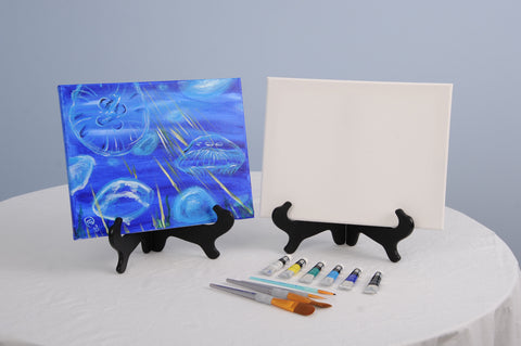 jellyfish party acrylic painting kit & video lesson