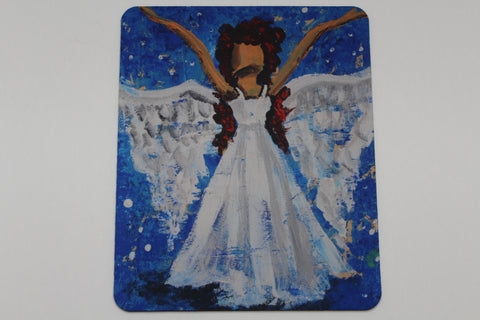 the angel - mouse pad