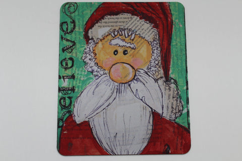 santa is coming - mouse pad