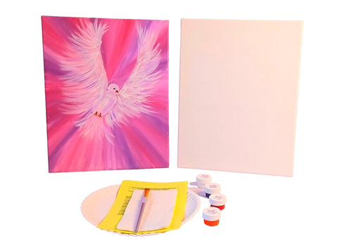 On the wings of love paint and sip kit