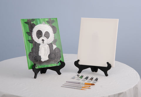 pj panda acrylic painting kit & video lesson