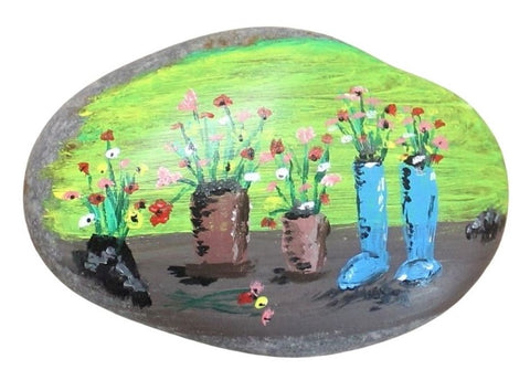 sowing the seeds rock art painting kit & video lesson